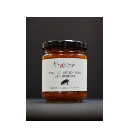 Khione Nebrodi Black Pork Ragoùt (Sicily)212 ml