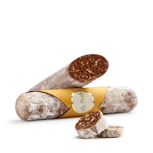 Chocolate Truffle Salami with hazelnut